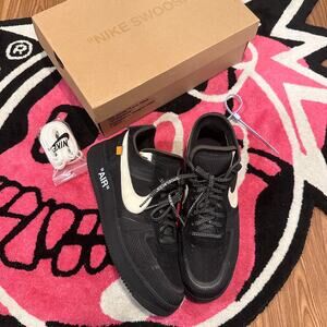 Nike Air Force 1 Low Off-White “Black” - Size 11.5 - Used